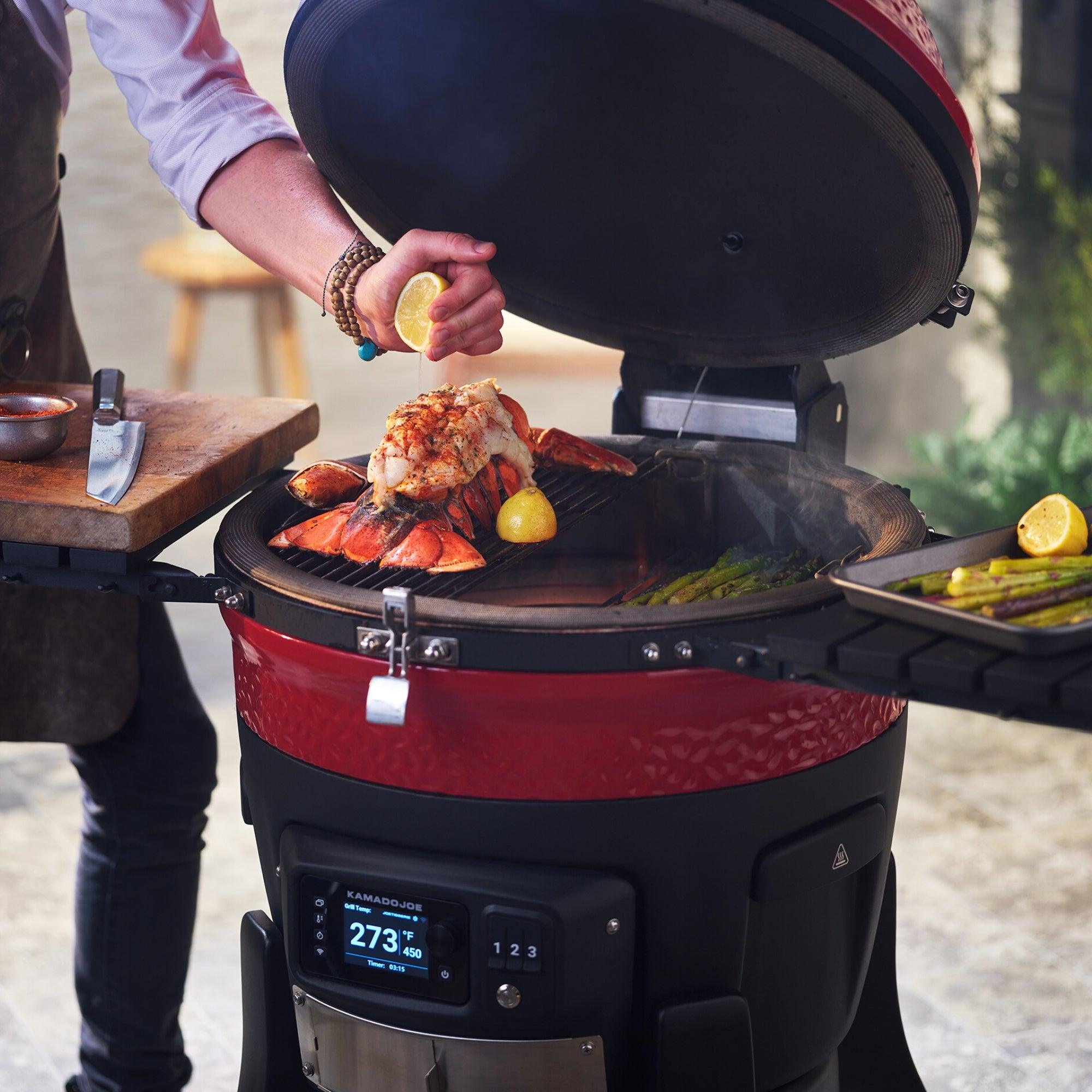 Kamado Joe Classic Konnected Joe‚ Digital Charcoal Grill and Smoker